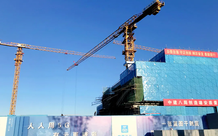 智能领航 | 豪利777塔机助建雄安智慧城市产业园